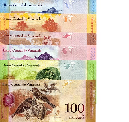 Venezuela 2 - 100 Bolivares UNC pick #: 88b, 89f, 90e, 91i, 92j, 93i